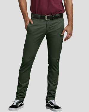 شلوار سبز دیکیز مدل Skinny Fit Double Knee
