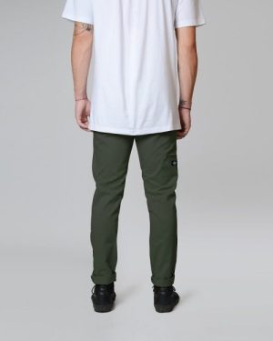 شلوار سبز دیکیز مدل Skinny Fit Double Knee - Image 4