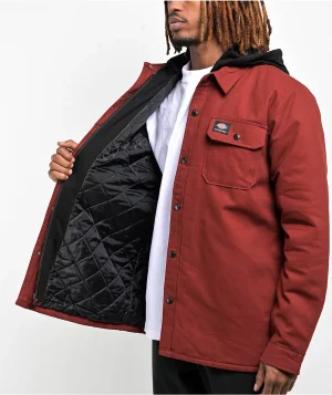 کاپشن Dickies مدل Dickies Skateboarding Duck Fired Brick Hooded - Image 4