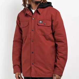 کاپشن Dickies مدل Dickies Skateboarding Duck Fired Brick Hooded