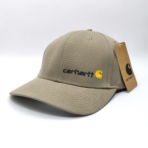 کلاه کارهارت (Carhartt) خاکی مدل Canvas Embroidered Graphic Cap