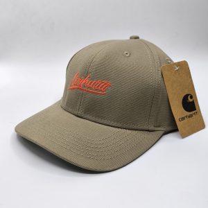کلاه کارهارت (Carhartt) خاکی مدل Canvas Script Graphic Cap