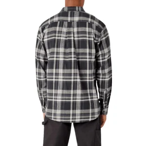 پیراهن دیکیز مدل Flex Flannel L/S مشکی - Image 2
