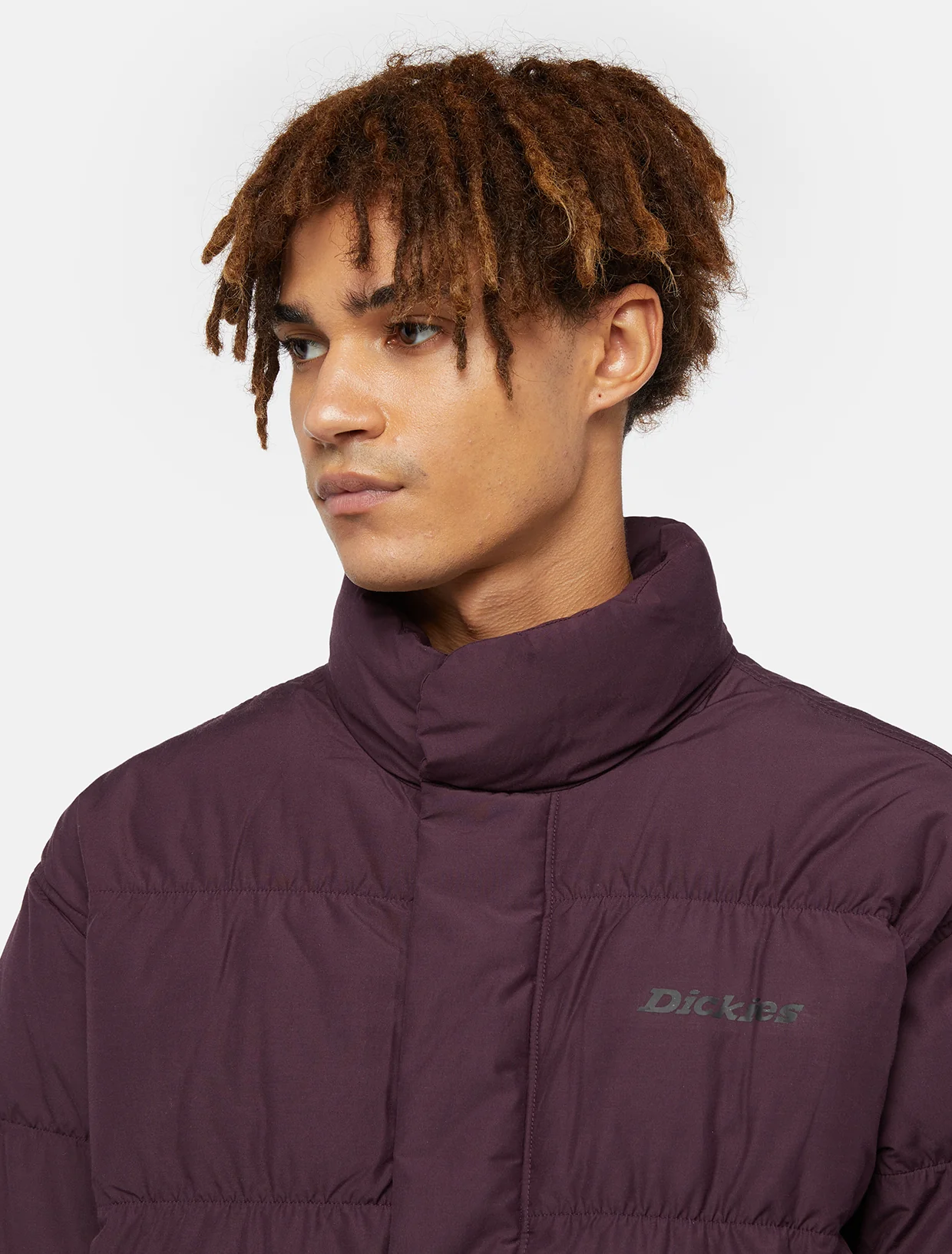 کاپشن پافر مردانه Dickies مدل Scobey Puffer Jacket رنگ بنفش (Violet) - Image 7