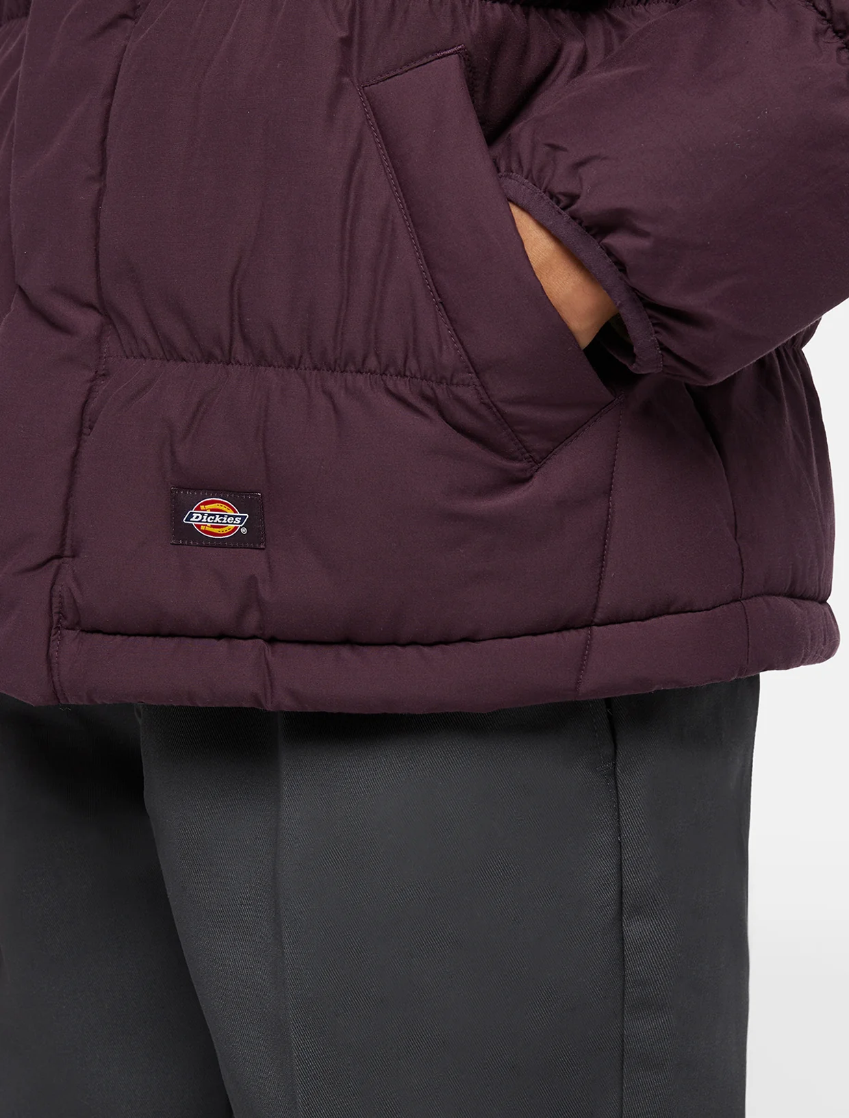 کاپشن پافر مردانه Dickies مدل Scobey Puffer Jacket رنگ بنفش (Violet) - Image 6