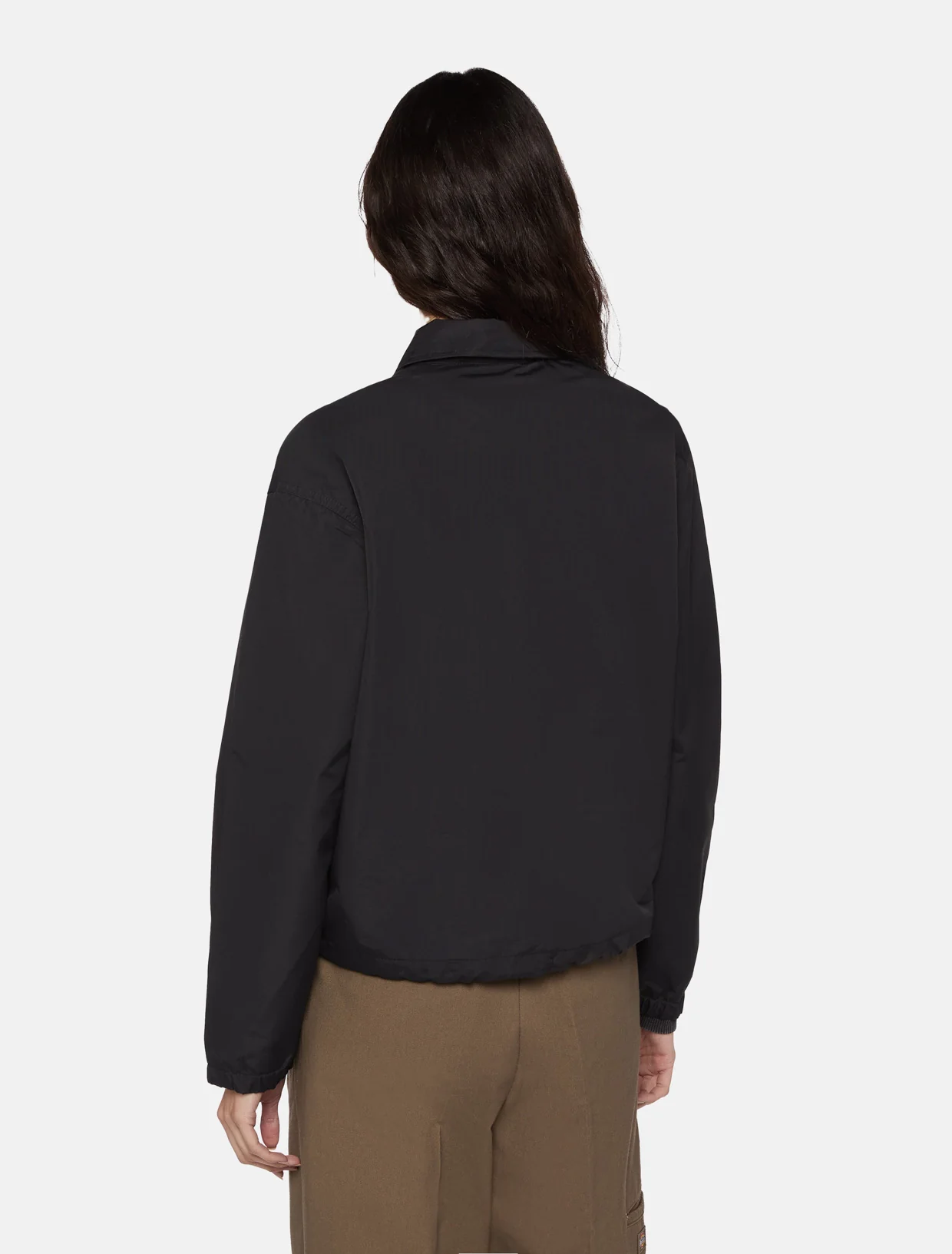 کاپشن دیکیز زنانه کراپ مدل Oakport Coach مشکی - Image 3