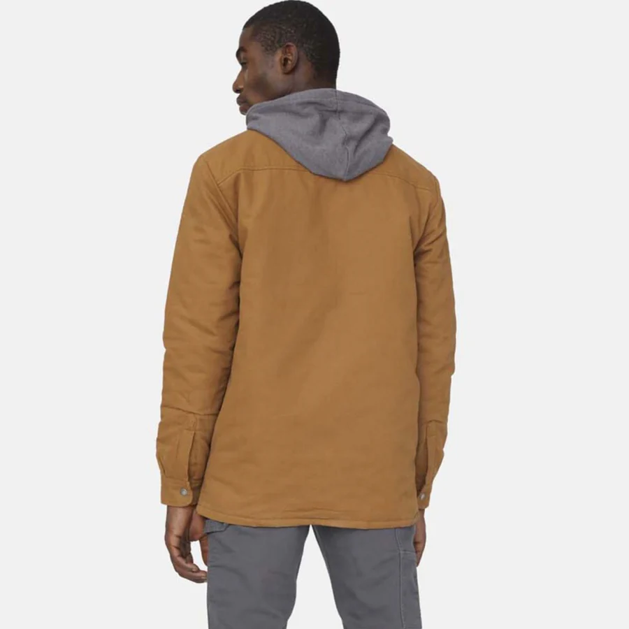 کاپشن دیکیز مدل Dickies Duck Shirt قهوه ای - Image 4