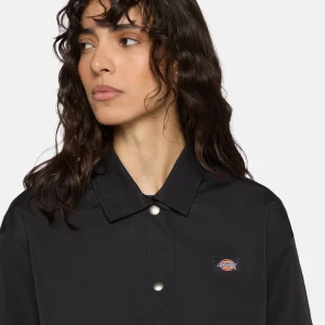 کاپشن دیکیز زنانه کراپ مدل Oakport Coach مشکی