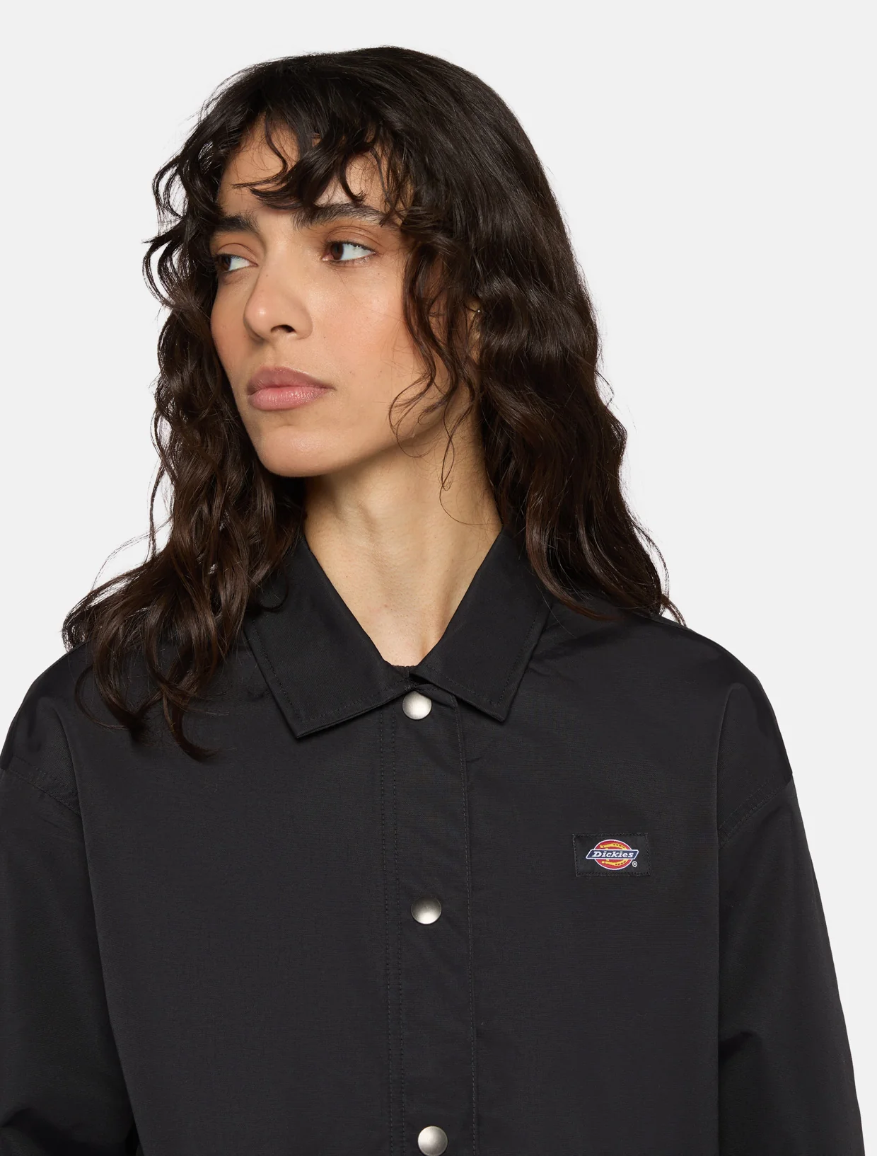 کاپشن دیکیز زنانه کراپ مدل Oakport Coach مشکی