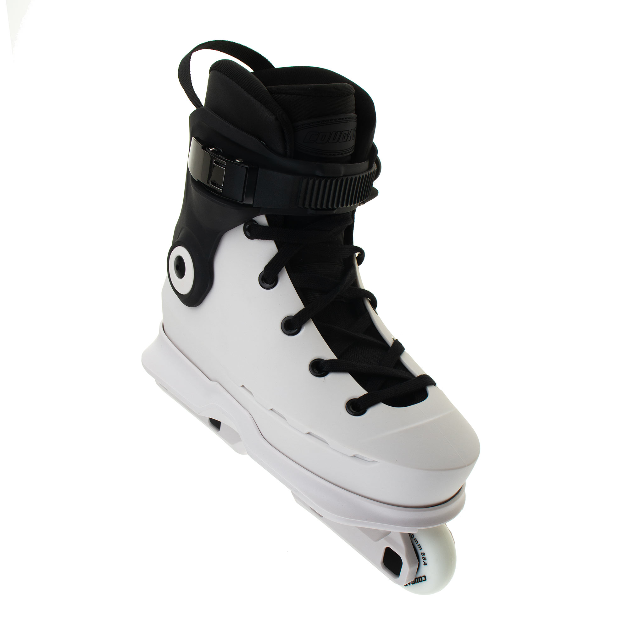 اسکیت اگرسیو Cougar 7003 سفید مشکی - Image 3