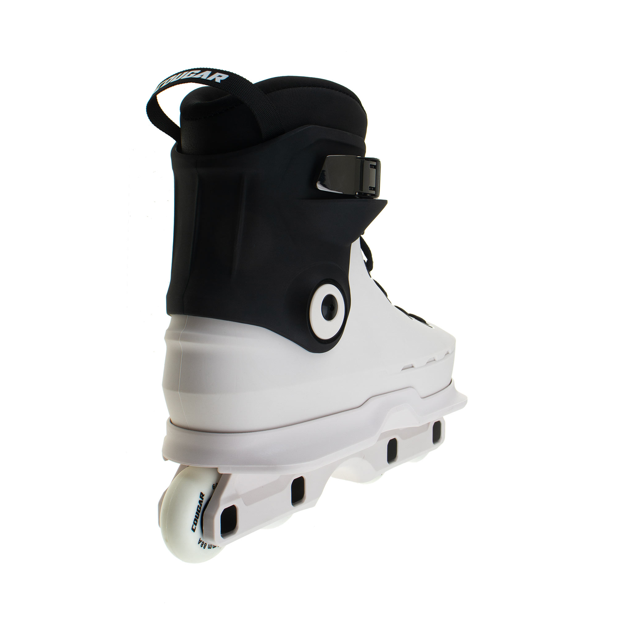 اسکیت اگرسیو Cougar 7003 سفید مشکی - Image 4